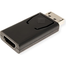 Value DisplayPort – HDMI (HDMI, 4.40 cm), Data + Video Adapter, Schwarz