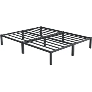 ML-Design Metallbett mit Lattenrost auf Stahlrahmen, 160x200 cm, Anthrazit - Dunkelgrau