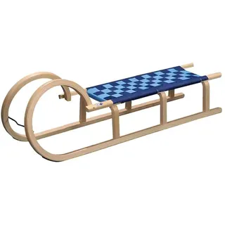 110cm HOERNERRODEL Rodelschlitten Hörner-Rodel Fsc mit Gurt Winter Schnee rodeln