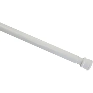 GARDINIA Vorhangstange Spannstange 1-läufig Ø 26 mm 80 - 130 cm Weiß