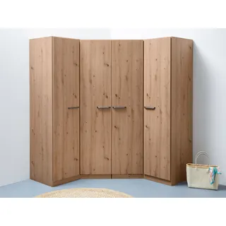 rauch Schrank-Set »Kleiderschrank Schrank Garderobe Wäscheschrank VANDOR« Set, braun