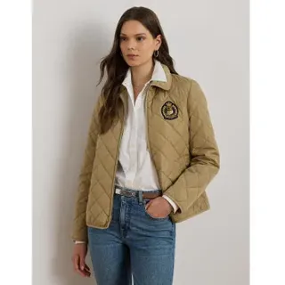 Lauren Ralph Lauren für Damen. 297979539002 Braune Steppjacke (M), Lässig, Polyester