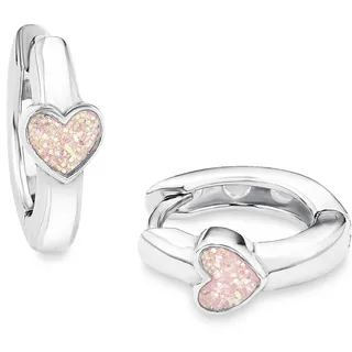 Prinzessin Lillifee Creolen Prinzessin Lillifee 925 Sterling Silber Rosa 9049219 1,2 cm