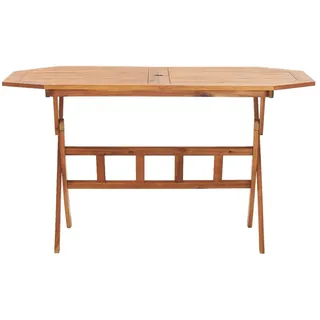 vidaXL Gartentisch Klappbar 135x85x75 cm Massivholz Akazie