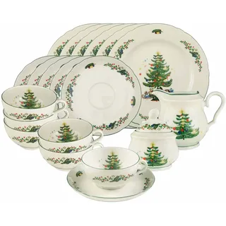 SELTMANN WEIDEN Teeservice Marieluise Weihnachten 20-tlg. bunt