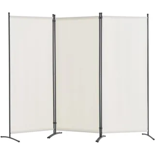 Vevor Raumteiler Trennwand 3-teiliger Paravent Stellwand, Faltbarer Sichtschutz für Büro Schlafzimmer Esszimmer Arbeitszimmer Balkon, Raumtrenner freistehend (228 x 52 x 184 cm), Weiß