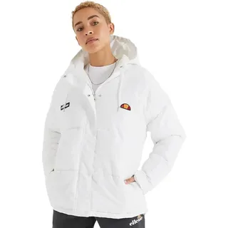 Ellesse Pejo Damen Winter Daunenjacke mit Kapuze S - Weiß