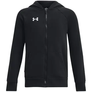 Under Armour Rival Fleece Kapuzenjacke Herren Schwarz/Weiß L