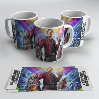 newseny Guardians of the Galaxy 3 Tasse - Geschenk für Marvel Guardians of the Galaxy Fans | Keramik 350 ml (alle)