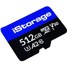 iStorage microSD Card 512GB, Encrypt Data stored on microSD Cards Using datAshur SD USB Flash Drive, Compatible with datAshur SD Drives only