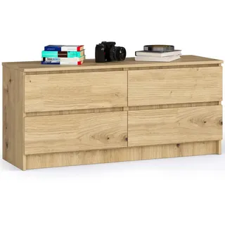akord furniture factory Kommode 120 x 55 x 40 cm braun