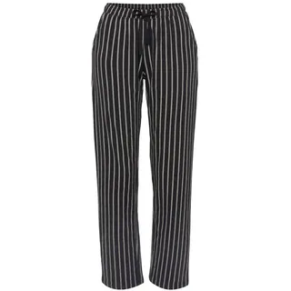 VIVANCE DREAMS Pyjamahose Damen schwarz-weiß gestreift Gr.32/34