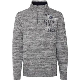 Troyer FQ1924 "Troyer FQGudmund", Herren, Gr. M, grau (charcoal mix), Obermaterial: 60% Baumwolle CO. 40% Polyester PES., Pullover Troyer