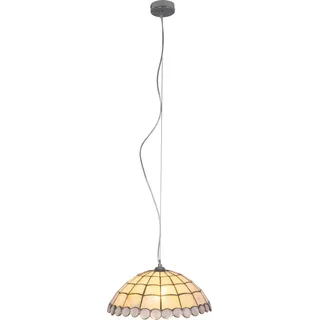 NÄVE Leuchten Tiffanypendelleuchte "DIAMONDS" Tiffanypendelleuchte "DIAMONDS" Pendelleuchten - Tiffanypendelleuchte "DIAMONDS", Hängelampe aus Me... - Bunt