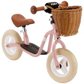Puky Laufrad , Hellrosa, Cognac , Metall, Kunststoff , 34-47x34 cm , unisex , Rahmen mit tiefem Einstieg, höhenverstellbar, gepolsterter Sattel, niedrige Sitzhöhe für sicheren Halt, formschön, stabiler Rahmen, leise Räder, ergonomischer Sitz , Spielzeug, Kinderfahrzeuge