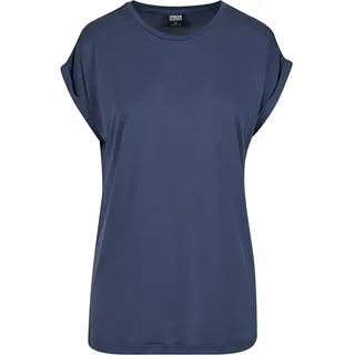 URBAN CLASSICS Modal Extended Shoulder Kurzarm-T-Shirt Vintage Blue XS