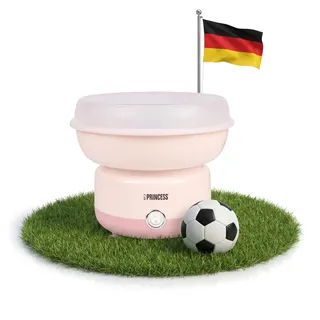 Princess Zuckerwattemaschine, 500W Leistung, BPA-frei, Kompaktes Design, Mit 10 Stäbchen & Messlöffel, Spülmaschinengeeignete Teile, Rutschfeste Füße, Einfache Bedienung, 292990
