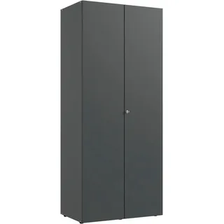 Kleiderschrank WIMEX "Multiraumkonzept", grau (grafit), B:80cm H:185cm T:40cm, Holzwerkstoff, Schränke, Kleiderschrank, Schranksystem
