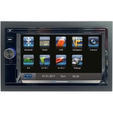 Blaupunkt Santa Cruz 370 DAB, 2-DIN Car-Multimedia, 6,2 Zoll Touchscreen, Navigation vorbereitet (Software separat erhältlich), Bluetooth, Freisprecheinrichtung, 2x USB, SD-Kartenleser, 180 Watt