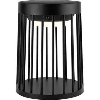 brendz m&m Solar LED-Tischleuchte 100/500/1000 lm schwarz inkl. Bewegungsmelder IP65