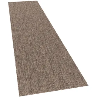 Paco Home Outdoor-Teppich 80 x 250 cm Taupe