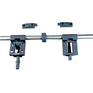 Tischgleitschiene mit Mittelanschlag und Feststellhebel