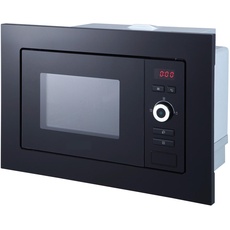 Bild von Miniküche mit Mikrowelle B: 120 cm Weiß/Weiß Hochglanz