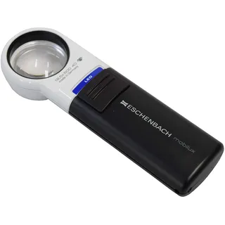 Eschenbach 151112 Vergrößerungsglas 12,5x Schwarz, Weiß