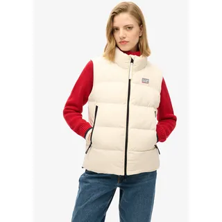 Superdry Steppweste »SPORTS PUFFER GILET«, weiß