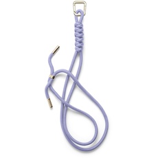 UNTAGS - Halskette Telefonriemen - Verstellbarer Schulterriemen - Inklusive goldenem Metallkarabiner - Flieder
