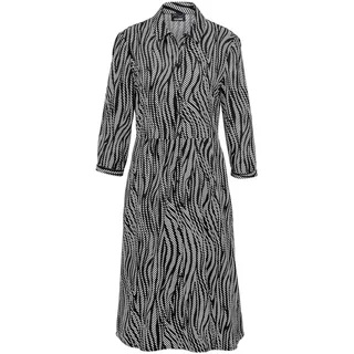 GOLDNER Sommerkleid Blusenkleid Schwarz 54