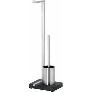 BLOMUS WC-Garnitur »MENOTO« aus Edelstahl, silberfarben