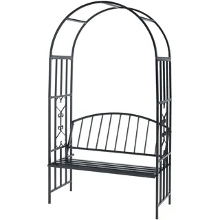 casa.pro Rosenbogen Barile 205 x 114 x 55 cm Schwarz