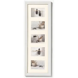 walther + design Bilderrahmen polarweiss Galerie 10x15 cm 5 St.