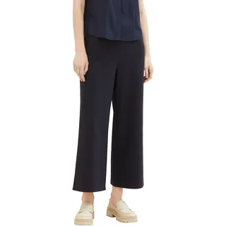 TOM TAILOR Damen 1038089 Basic Culotte Hose, 10668-sky Captain Blue, 40/28