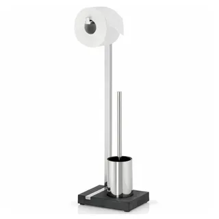BLOMUS Toilettenpapierhalter »Toilettenbutler -MENOTO- poliert«, silberfarben