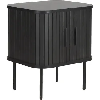 Möbilia Nachtschrank Möbilia 45 x 55 x 55 cm Schwarz