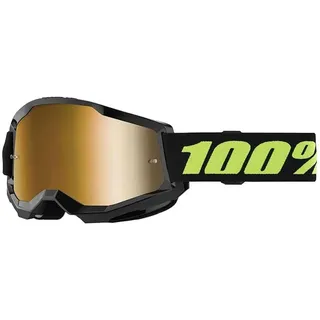 100percent Strata 2 Brille - Solar Eclipse - Mirror True Gold Lens/CAT3