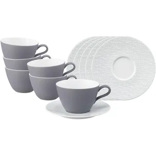 Seltmann Weiden Tasse »Milchkaffeetassen mit Untertassen Life Fashion 370 ml 6er Set«