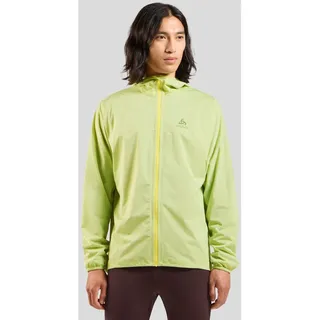 Odlo The X-alp Performance Knit Waterproof Running Jacket shadow lime (40440) S