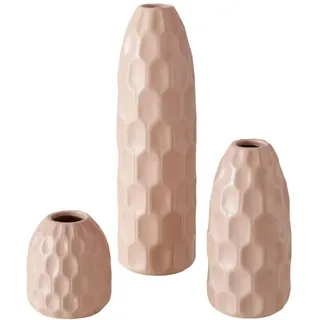 BOLTZE Simona Vase beige 3tlg