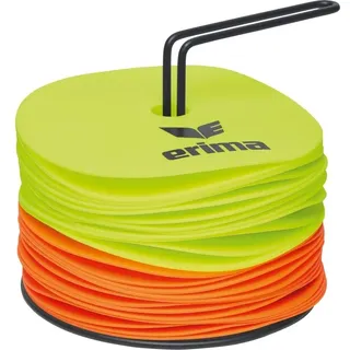 Erima Unisex markeringsskiver Set, Neon Gelb/Orange, Einheitsgröße EU