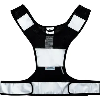 Salzmann Reflektierende Laufweste - Atmungsaktive Sportweste aus Mesh-Gewebe - Hergestellt mit 3M Scotchlite