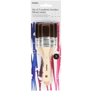 Set mit 3 synthetischen Paletten 2,5-5-7,5 cm.