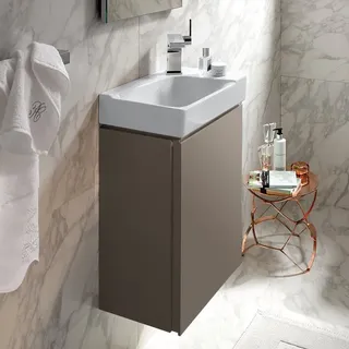 Geberit Waschbeckenunterschrank 1 Tür 38 x 52,5 x 26,5 cm Greige