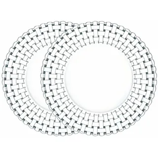 Nachtmann Platzteller Bossa Nova 2tlg. Kristall, Kristalloptik Transparent Klar