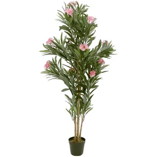 Europalms Oleanderbaum, Kunstpflanze, rosa, 150 cm