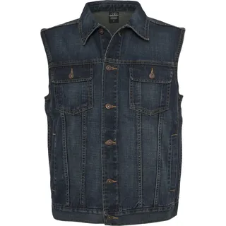 URBAN CLASSICS Denim Vest blau S