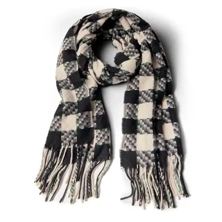 STREET ONE Damen A572660 Langer Madras Schal,Mehrfarbig,A
