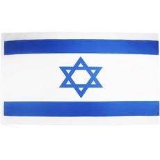 AZ FLAG Flagge Israel 90x60cm - ISRAELISCHE Fahne 60 x 90 cm Scheide für Mast - freiner Polyester flaggen
